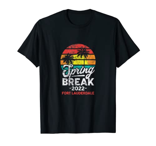 Spring Break 2022 Fort Lauderdale Summer Vacation Vintage T-Shirt