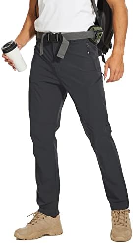 Arunlluta Hiking Pants for Men, Hiking Travel Pants Water-Resistant Mens Work Pants Stretch Quick Dry Lightweight
