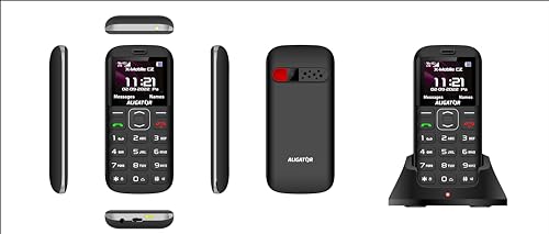 ALIGATOR AZA720B 4G Mobiltelefon för Seniorer med SOS-funktioner