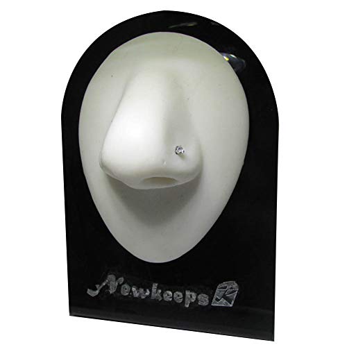 NewkeepsR 20g/18g/16g G23 Titanium Press Fit Threadless Push Pop in Labret Lip Monroe Tragus Earring Stud Piercing