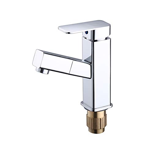 Grifo de lavabo monomando negro que soluciona la limpieza de lavamanos grandes gracias a su ducha