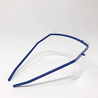 20 sets- Disposable Safety Eyeware- Plastic Eye Shield Disposale Eyewear- Dental Eye Protection ect.- Face Mask Face Shield Safety Glasses(1 frame+1 shield/per set)
