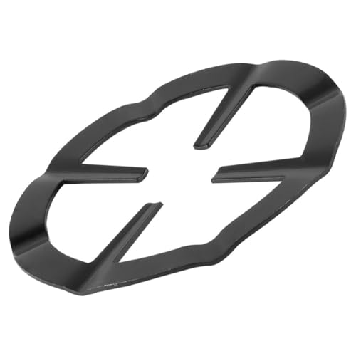 Didiseaon Rejilla para Cafetera de Hierro Fundido Negra, Soporte Antideslizante para Estufa de Gas, Anillo Wok de 13 Cm, Alfombra Resistente al Calor para Cocina Doméstica y Profesional