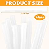 wugongshan 21 Pcs Glue Sticks for Glue Gun Sticks, Hot Glue Sticks 11mm x 200mm, Hot Glue Gun Sticks for Hot Melt Glue Gun Sticks for DIY Arts and Crafting Projects Decorating Bonding Sealing - Image 2