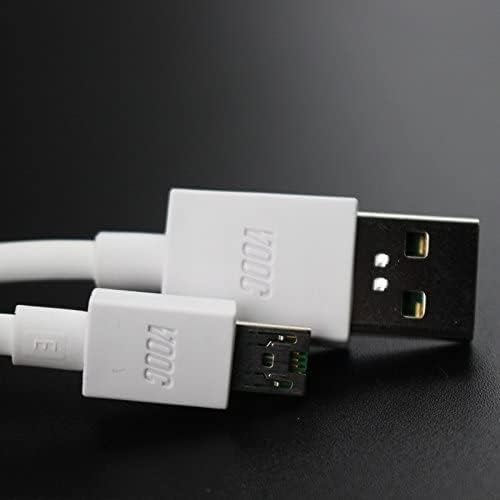 Image of Original 65W Vooc Super Fast Charging& Micro Usb Cable Compatible for Oppo F11 / F11 Pro /F9 Pro /Realme 3 Pro Up To 4 Amp For All Oppo /Realme Vooc Compatible Smartphone(Not C Type)-White BG974