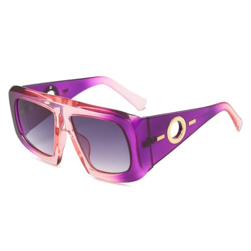 Lunettes de soleil enveloppantes pour femmes et hommes : style vintage décontracté UV400