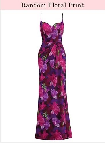Image of VFSHOW Womens Sexy Formal Ruched Fitted High Slit Bodycon Maxi Dress Spaghetti Strap Sweetheart Cocktail Prom Evening Gown