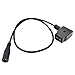 LSYRIA D-Tap Female to DC 5.5MM x 2.1MM Female Power Plug Extension Adapter Cable for V Mount Gold Mount Battery, 20 inch, Compatible with 2.1 5.5mm or 2.5 5.5mm
