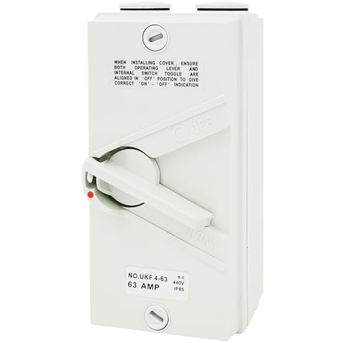 Enclosed Motor Disconnect Switch 3 Phase Disconnect Outdoor Load Isolation Switch IP65 Heavy Duty Disconnector