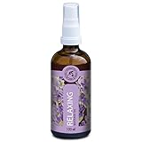 Aceite para masajes relajantes - Ingredientes: aceite de almendra, aceite de jojoba, aceite de semilla de uva, aceite de semilla de durazno y aceites esenciales de lavanda, valeriana, geranio y orégano.