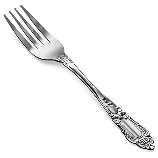 DecorRack Dinner Forks, Set of 12 Stainless Steel Table Forks, Flatware Everyday Silverware use for Home, or Restaurant