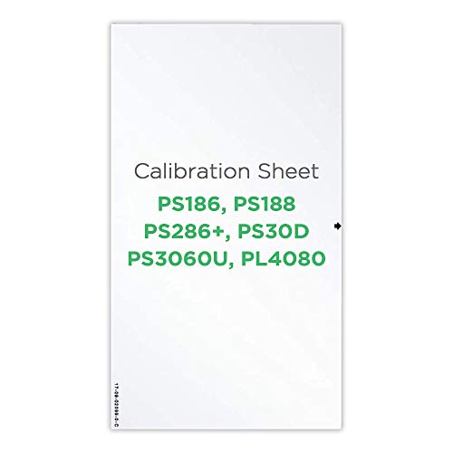 Plustek Calibration Control Sheet - for PS286 Plus, PS186, PS188, PS30D, PS3060U, PL4080 Document...