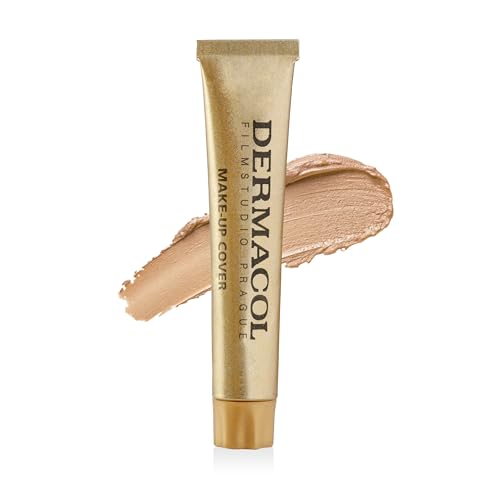 Dermacol - Full coverage foundation, Liquid Makeup Matte Foundation with SPF 30, Waterproof Foundation for Oily Skin, Acne, & Under Eye Bags, Long-Lasting Makeup Products, 30g, Shade 218