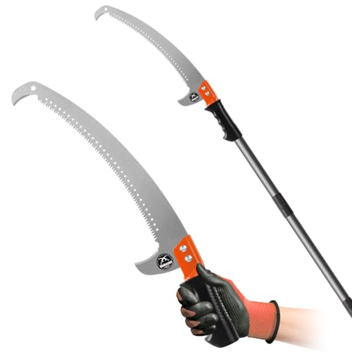 10FT Pole Saw for Tree Trimming 2-in-1 Hand Saw...