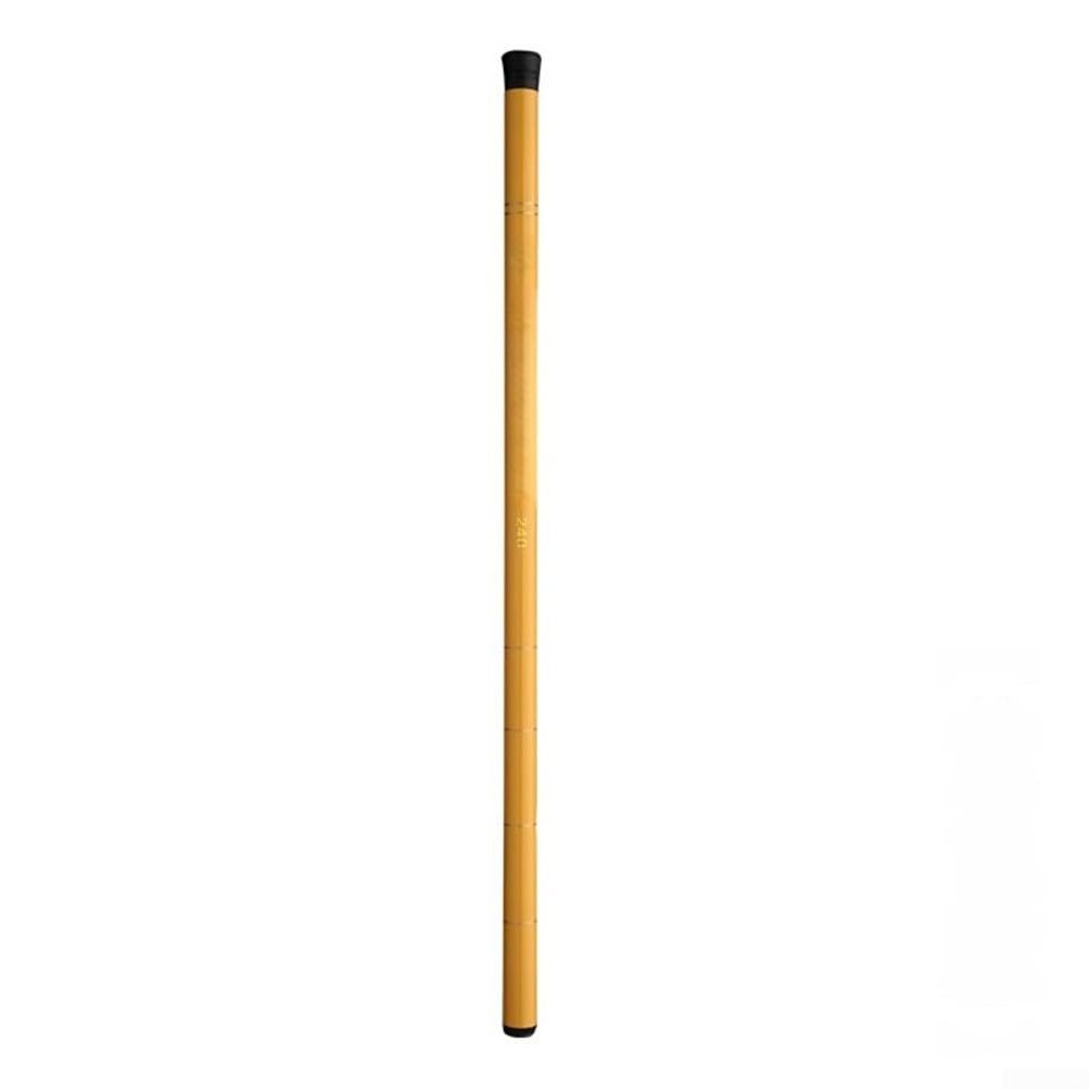 Telescopic Fishing Rod 40cm Compact Design Fiberglass Portable Pole For Adults And Kids Yellow 1.8m(3.0M Yellow)
