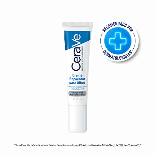 CeraVe, Creme Reparador para os olhos, com Ácido Hialurônico, 15ml