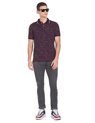 Image of Arrow Men's Cotton Solid Regular Fit Polo Shirt