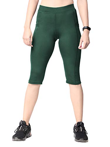 Image of CHKOKKO Women's High Rise Regular Fit Polyester Blend Leggings