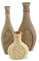 Elements Ceramic Vases set of 3