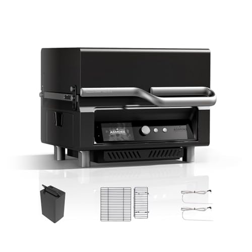 ASMOKE Essential - Smart Portable Wood Pellet Grill & Smoker