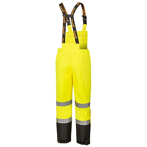 Pioneer Ripstop High Visibility Bib Pant - Safety Rain Gear – Hi Vis, Waterproof, Reflective, Work Overalls For Men, Orange, Yellow/Green, V1200461U-4Xl #TOP7