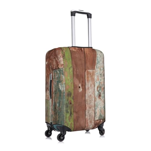 Housse de valise extensible Planks lavable au motif noir vieilli - 4