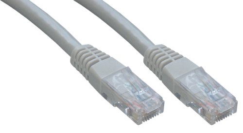 Cordon de brassage RJ45 CAT 6 U/UTP cable ethernet gris 10 metres pour routeur switch