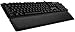 Price comparison product image Logitech G513 Mechanical Gaming Keyboard with Palm Rest, RGB LIGHTSYNC, GX Blue Clicky Key Switches, Brushed Aluminum Case, Customizable F-Keys, USB Pass Through, QWERTY UK Layout - Carbon/Black