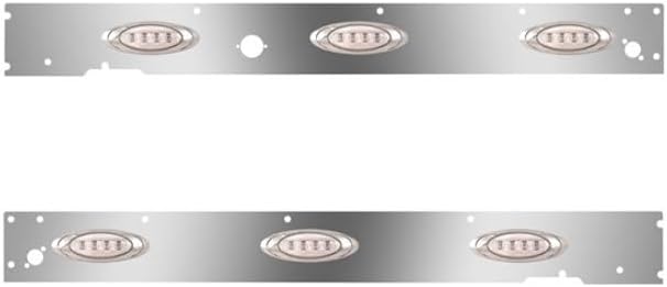 Technical Precision Replacement For KENWORTH T660 YEAR 2017 Cab Panels W Block Heater Plug Dual Step Light Holes 6 P1 AmberClear LED WITH CME