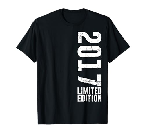 Diseño de cumpleaños edición limitada y vintage 2017 Camiseta