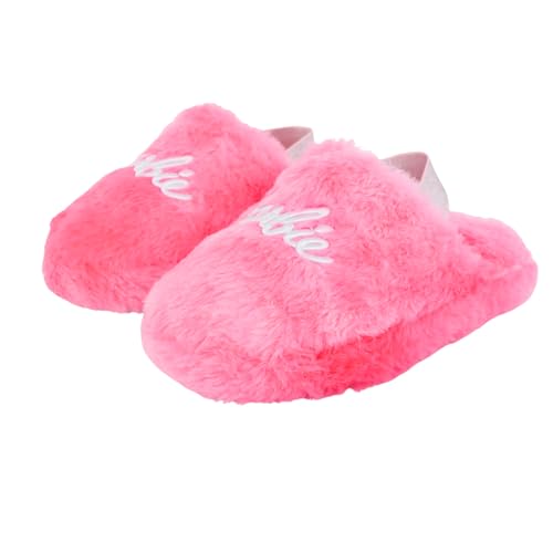 Ground Up Barbie Kids Slippers Platform Spa Slipper with Embroidery - Pink - 13/1