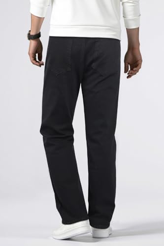 Heyfanee Mens Jeans Relaxed Fit Stretch Denim Jeans for Men Straight Leg Comfort2