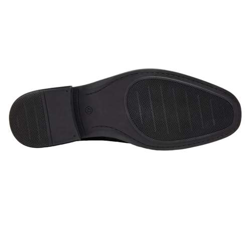 Pod Savage Leather/Textile Men's Black Lace-Up Shoes3