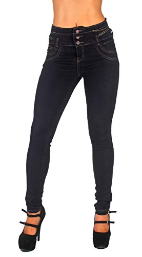 Colombian Design, High Waist, Butt Lift, Levanta Cola, Skinny Jeans in Black Size 15