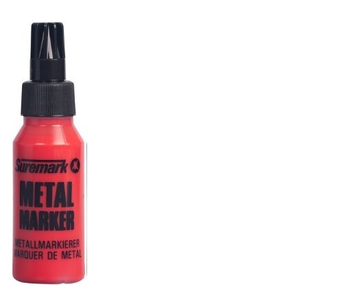 SureMark Metal Marker | Red | Single | Ballpoint Paint Marker