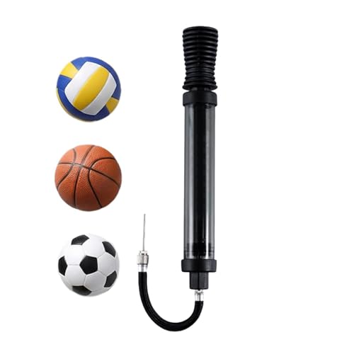 Bomba de mano para balones – Inflador con aguja y boquilla – Bomba de aire inflable – para globos, baloncesto, fútbol, voleibol, hogar, fiesta, camping, exterior
