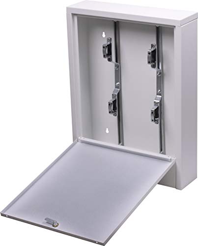 Coffret mural largeur 450 mm x hauteur 600 m x profondeur 120 mm avec supports pour 2 collecteurs distribution eau chaude/eau froide sanitaire ou chauffage...
