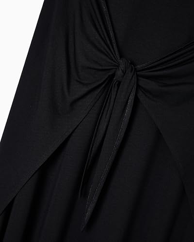 EMPORIO ARMANI Damen Dress Überwurf für Schwimmbekleidung, Schwarz, M-4