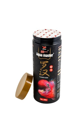 Aquamaster Super Color Enhancer Food For Flower Horn Fish 500G thumb #2