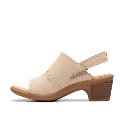 Image of Clarks Women's Emily2 Mist Heeled Sandal | Casual Sandals