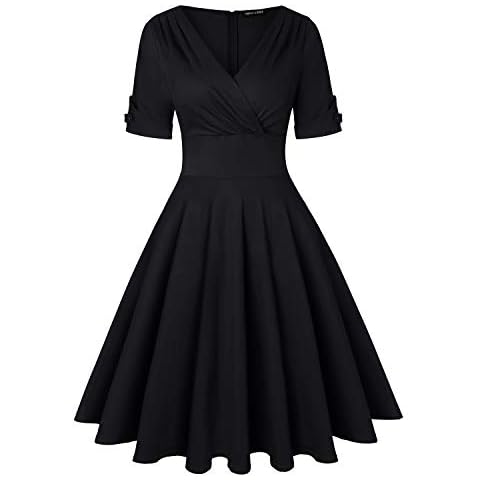 Women's Vintage Style Cocktail Party Dress Cover