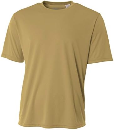 A4 Men's Cooling Performance Crew Short Sleeve T-Shirt, Vegas Gold, XX-Large