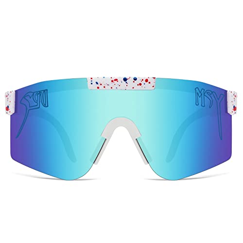 Sgumsy Polarized Cycling Glasses Sports Sunglasses Biking Goggles For Running Hiking Golf Fishing Driving（S2） #TOP1