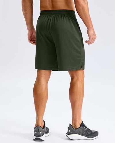 Image of G Gradual Men's Athletic Workout Shorts with Pockets 5 inch /7 inch /9 inch Lightweight Quick Dry Gym Basketball Running Shorts for Men