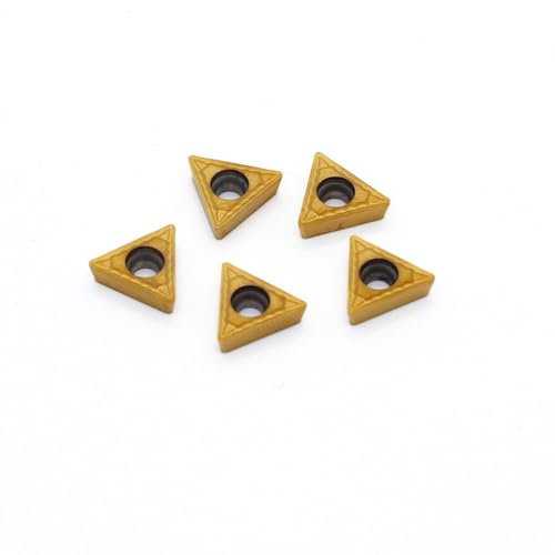 OSCARBIDE Carbide Turning Inserts TCMT090204 TCMT Insert CNC Lathe Inserts for Lathe Turning Tool Holder Replacement Insert, 5 Pieces