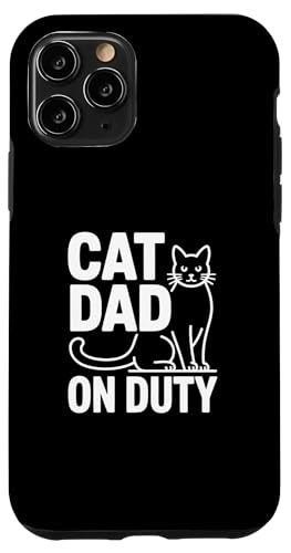 Cat Dad On Duty �X�}�z�P�[�X iPhone 11 Pro �p
