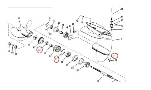 Kit joints étanchéité unité inférieure joints huile embase 26-66022