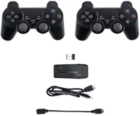 Video Game Retrô HDMI 4K com 3500 Jogos – Diversão Garantida para Toda Família! Console Plug & Play 32GB com 2 Controles Sem Fio