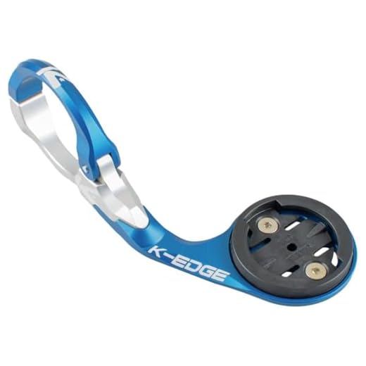 K-Edge Race Aero Mount för Garmin Edge 20, 25, 520, 820, blå, en storlek