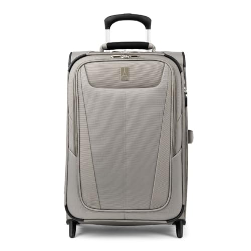 Image of Travelpro Maxlite 5 Softside Expandable Upright 2 Wheel Carry-on Luggage, Lightweight, 21-Inch - Champagne